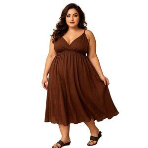 Etienne Aigner Shoes Wedge Sandals HEELS Giselle Brown Woman's Woman's Size 7.5